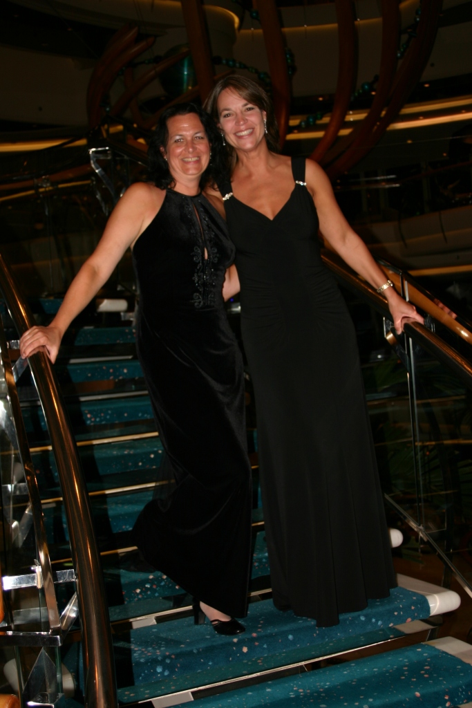 FD's Sissy Jo and me on a Western Caribbean cruise in 2005.